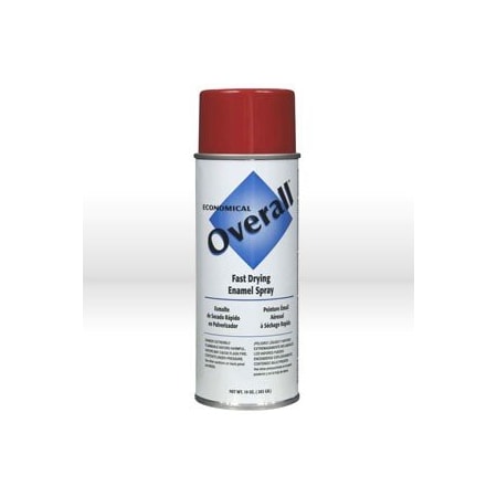 Rust-Oleum Spray Paint, 10 oz, Aerosol, Spray, Red, Gloss, Overall V2407830